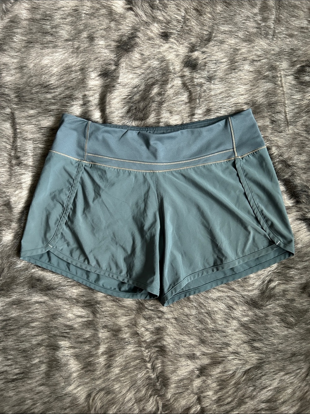 Free Fly Apparel Shorts Gray Green Size Medium